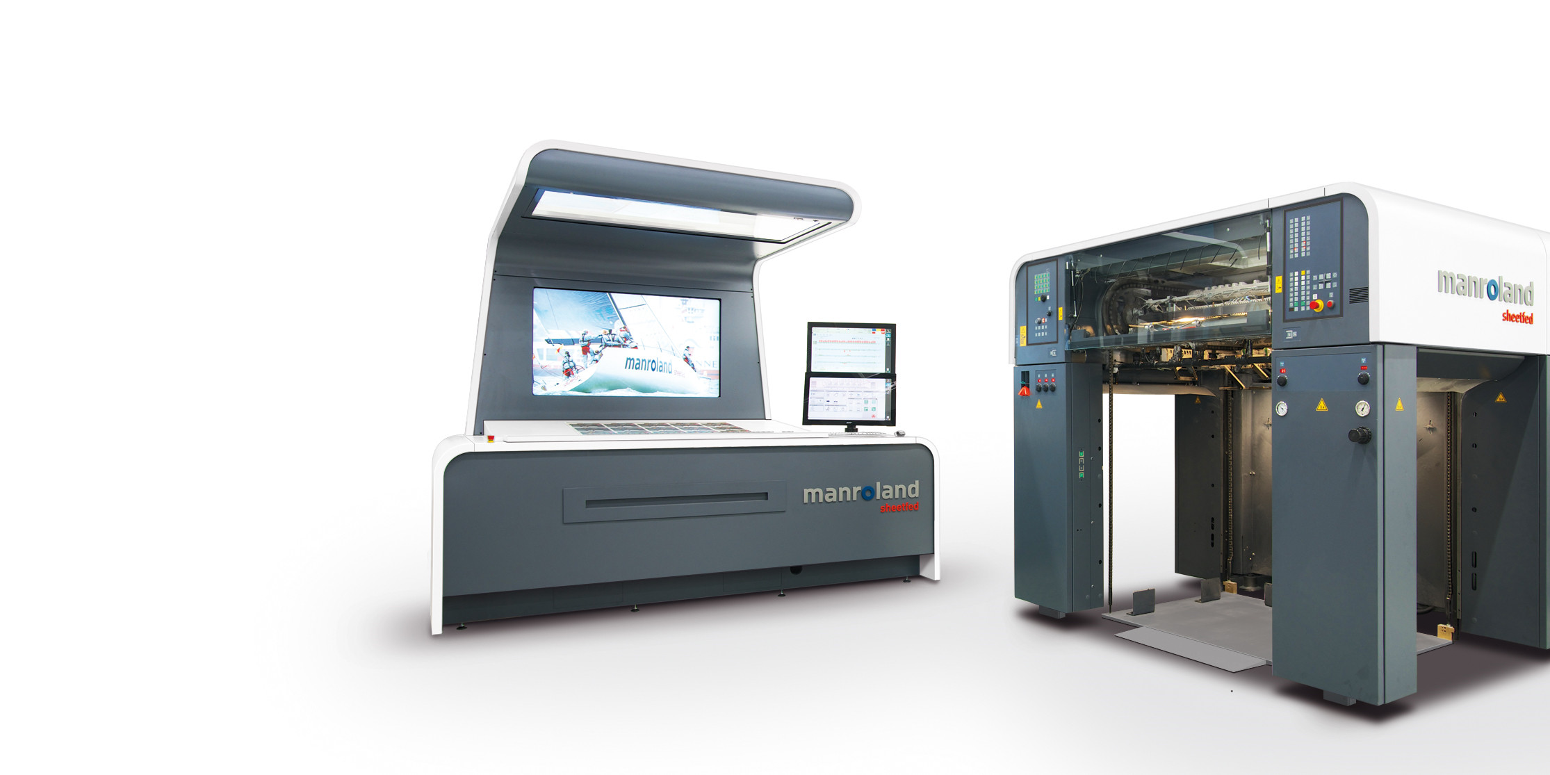 Roland 700 Evolution - control console, printing press