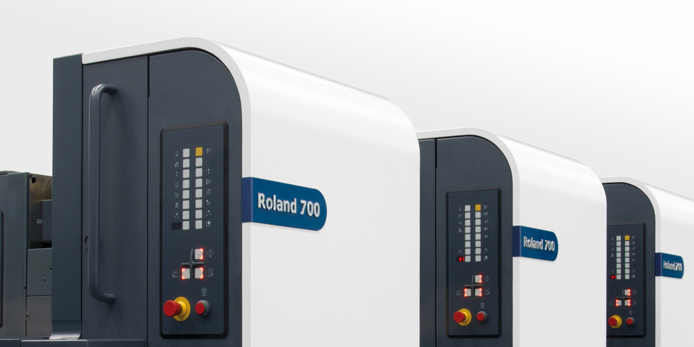 Roland 700 Evolution - control console, printing press